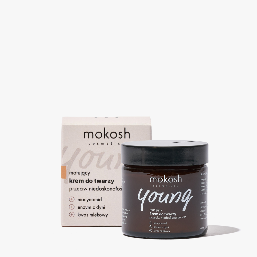 Матиращ крем за лице Young против несъвършенства Mokosh