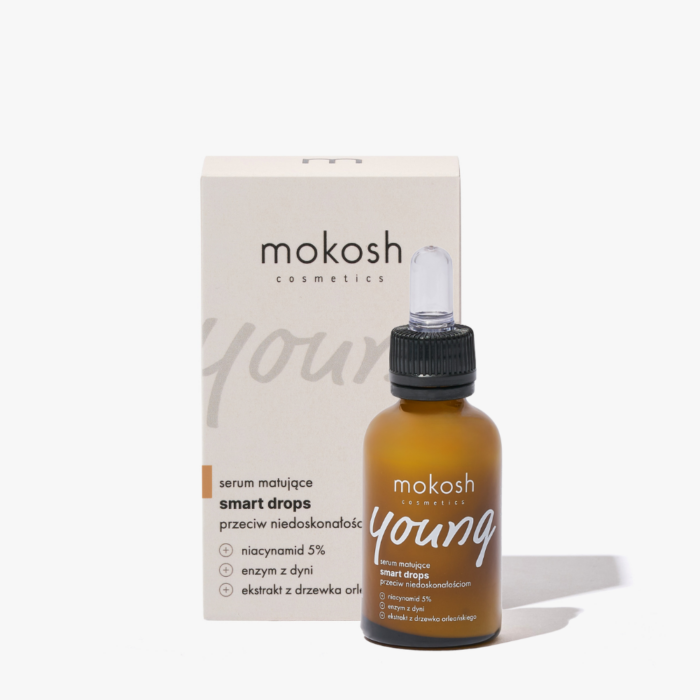 Матиращ серум Smart Drops Young против несъвършенства Mokosh