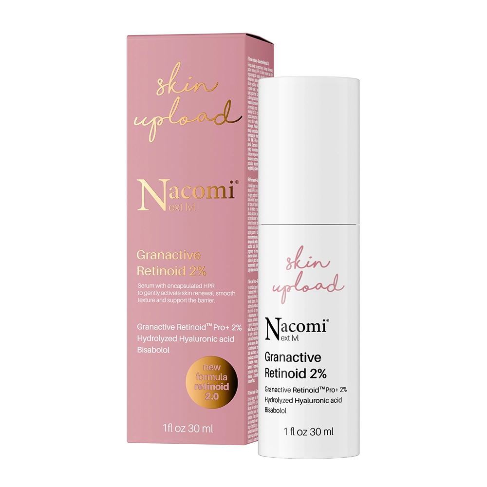 Серум за лице с 2% Granactive Retinoid Pro+ Nacomi Next Level с опаковка