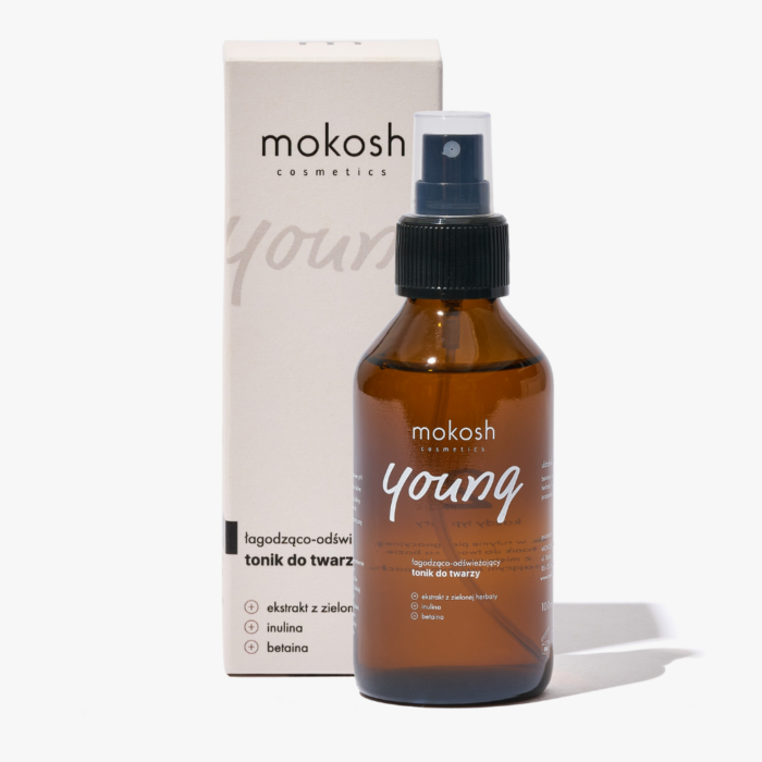Освежаващ тоник за лице Young със зелен чай Mokosh