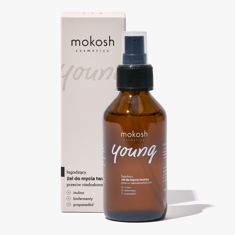 Измивен гел за лице Young против несъвършенства Mokosh