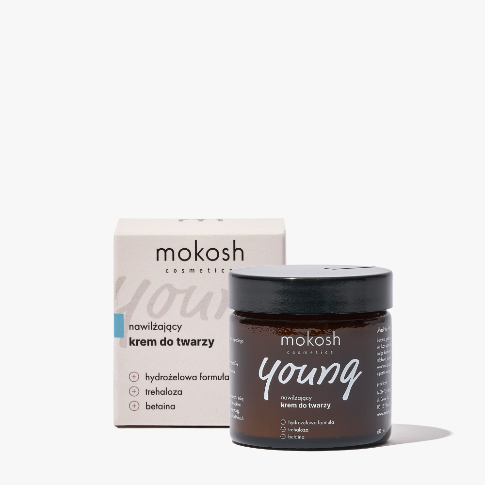 Хидратиращ крем за лице Young с успокояваща грижа Mokosh