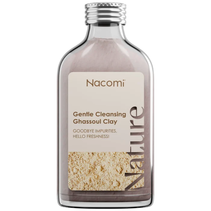 Глина гасул за лице Gentle Cleansing Nacomi 100 мл — стъклена бутилка с минерална глина