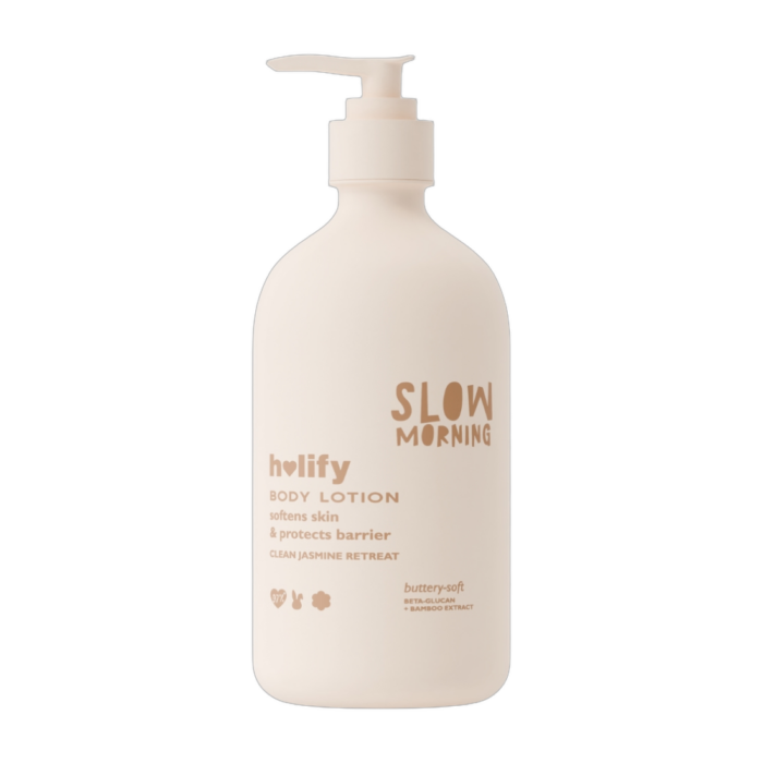 Изглаждащ и подхранващ лосион за тяло Slow Morning Holify - цяла бутилка